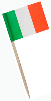 Zobotrebec z zastavo Italije