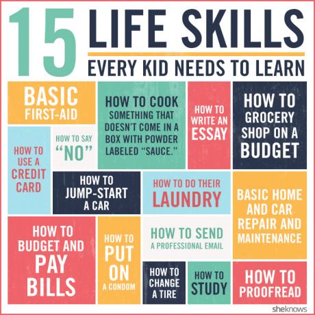 المهارات الحياتية التي يحتاجها كل طفل