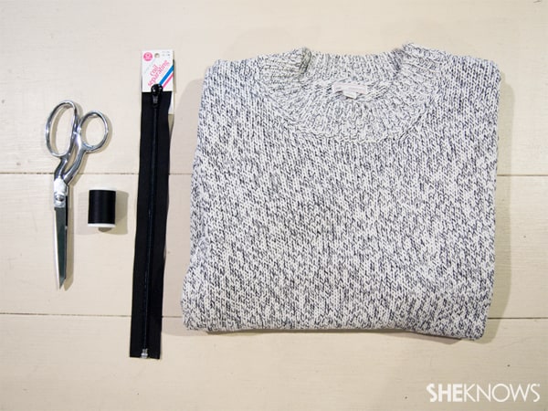 DIY Pullover mit Reißverschluss | SheKnows.com