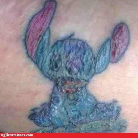 puntada de tatuaje de Disney