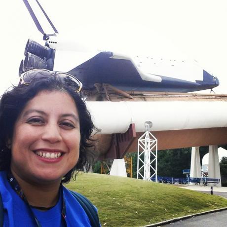 Η Veronica Arreola στο Space Camp