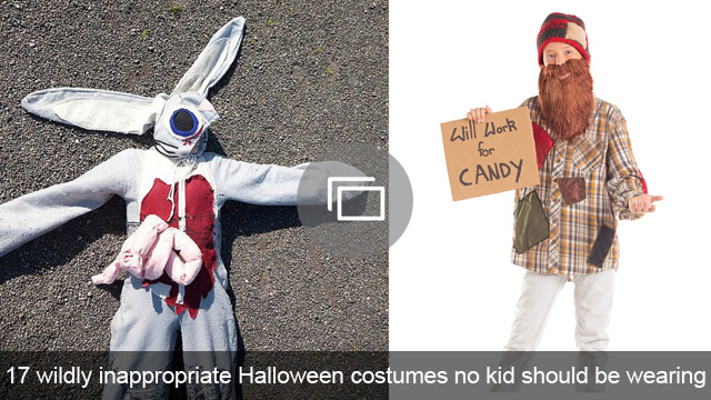 17 vadon nem megfelelő Halloween jelmez, amelyet egyetlen gyerek sem viselhet