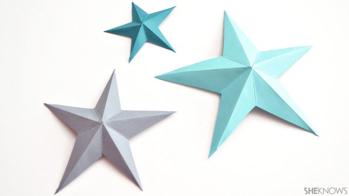 3D -зірки з паперу | Sheknows.com
