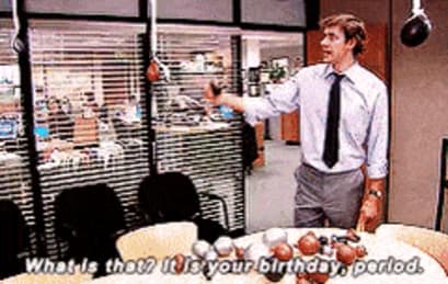 GIF de aniversário de 'The Office'