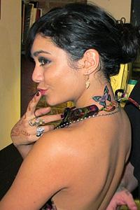 Tatuaj fluture Vanessa Hudgens