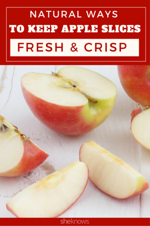 udržujte plátky jablek čerstvé
