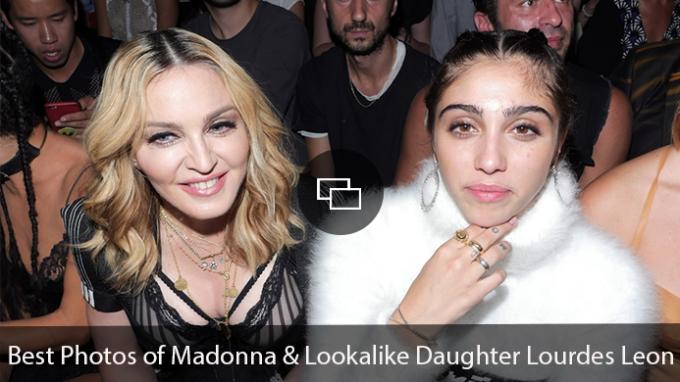 Madonna, Lourdes Leon „Najlepsze zdjęcia Madonny i sobowtóra córki Lourdes Leon”