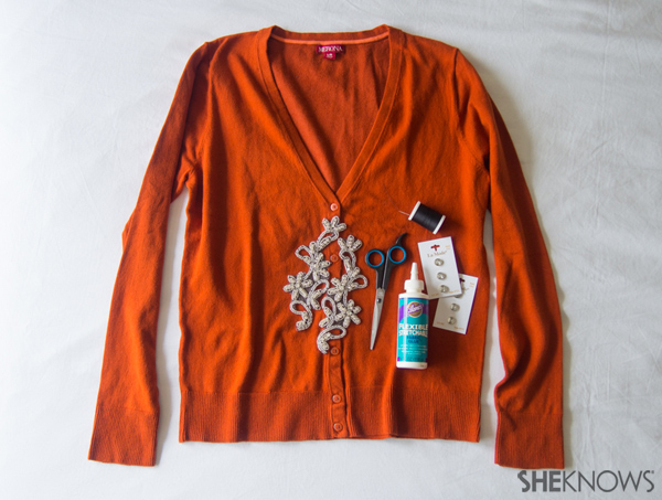 Sweater DIY: recortes adornados | Sheknows.com - suministros