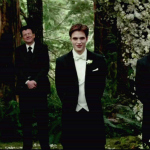 Robert Pattinson como Edward Cullen en Breaking Dawn Wedding Scene
