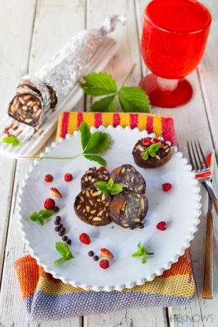  Salami czekoladowe na deser 