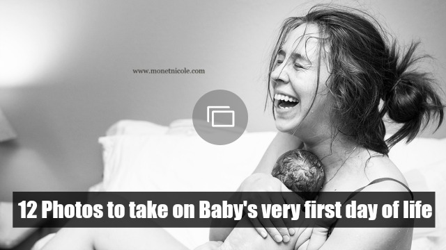 Foto's voor baby's eerste dag