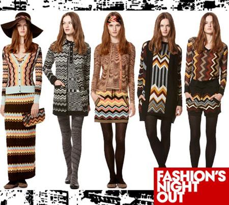 Missoni para Target durante Fashion's Night Out