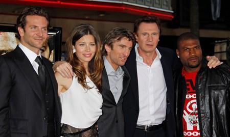 Bradley Cooper, Jessica Biel und The A Team bei der Premiere des Films besetzt