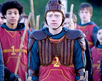 Ron ist in Harry Potter einsatzbereit, aber Rupert hat die Schweinegrippe