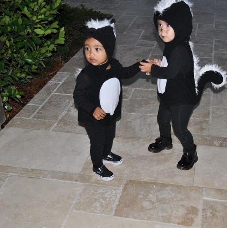 Costumi di Halloween di North West e Penelope