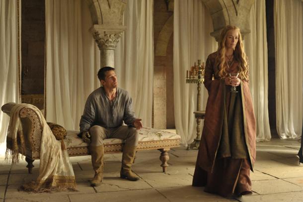 Cersei i Jamie w Grze o Tron