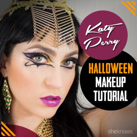 Halloweenowy makijaż Katy Perry