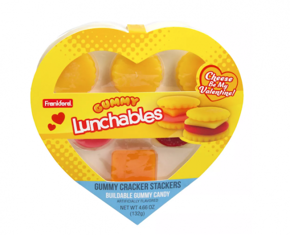 Frankford Valentine's Gummy Lunchables Cracker Stackers 