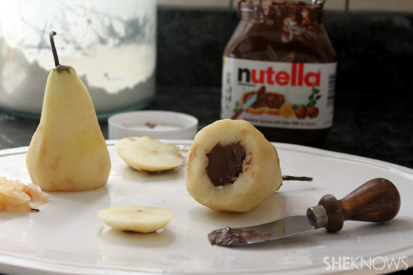 Empanadillas de pera rellenas y al horno