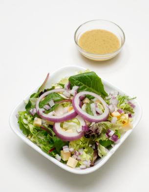 Französisches Senf-Salat-Dressing