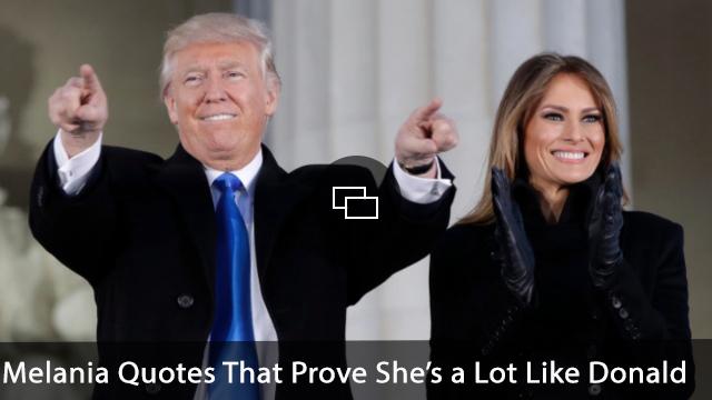 Melania Trump Donald Trump Zitate