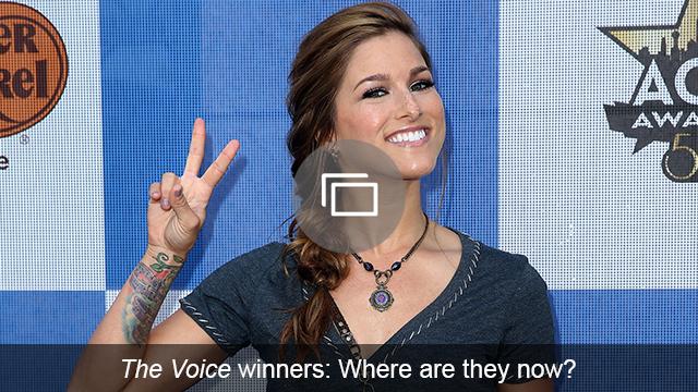 Diavoorstelling van de Voice-winnaars