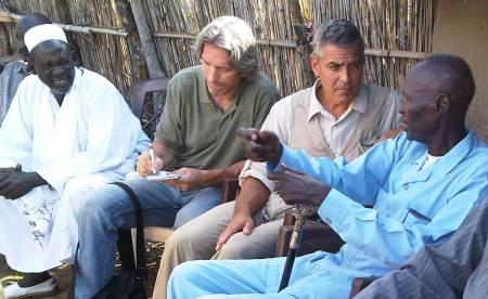 جورج كلوني يزور السودان