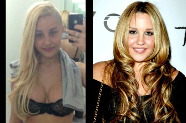 Amanda Bynes plástica no nariz