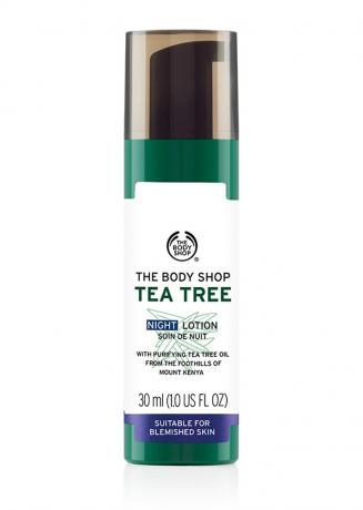 The Body Shop teafa éjszakai lotion