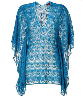 Missoni Turquoise Short Caftan, $ 535,00