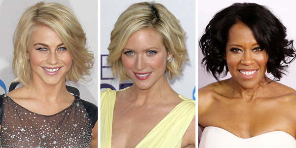 Julianne Hough, Brittany Snow og Regina King iført bobber ved People's Choice Awards 2013