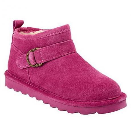 Suede Micro Boot Bearpaw v barvě Orchid