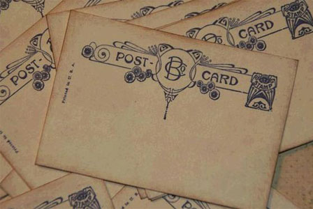 Pocztówka karta towarzyska
