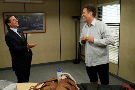 Steve Carell og Will Ferrell i The Office