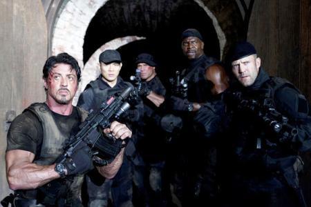 El elenco de The Expendables