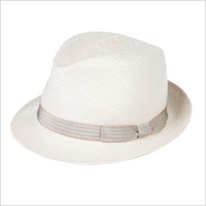 Biały słomkowy kapelusz Panama