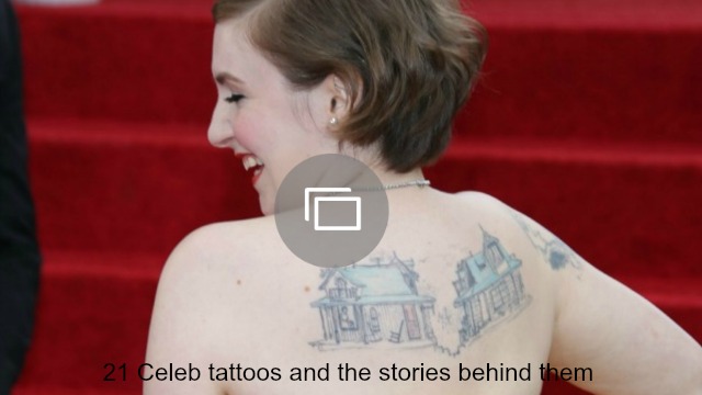 Celebrity tetoválás diavetítés