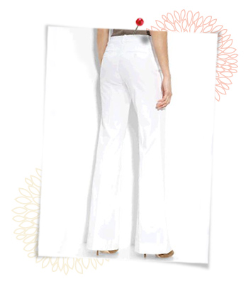 Bílé kalhoty, 138 dolarů u společnosti Nordstrom