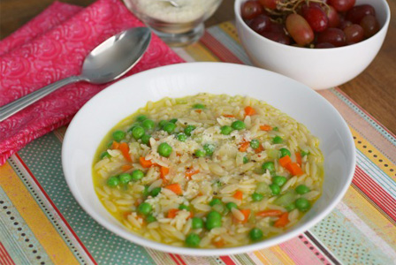 Pastina con verduras