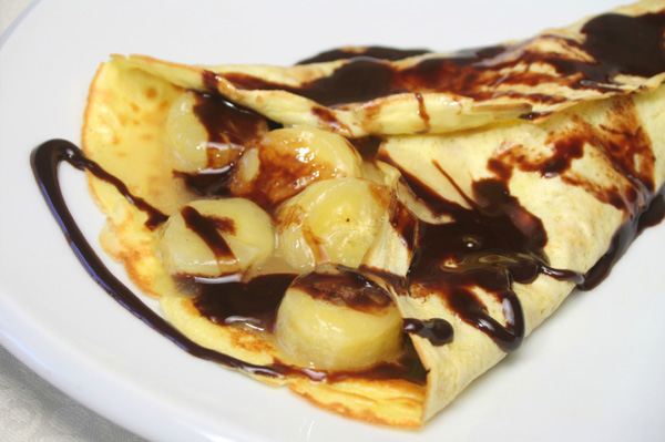 Crepes isi pisang