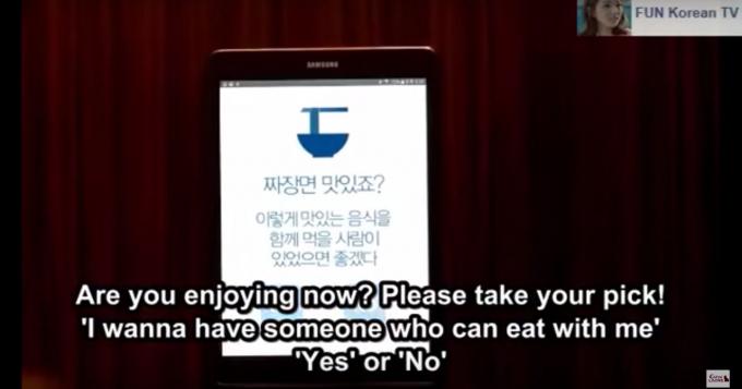 Das koreanische Restaurant hat eine Lösung für all diese einsamen Dinner-Dates