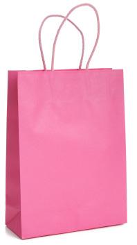 กระเป๋าช้อปปิ้งสีชมพู