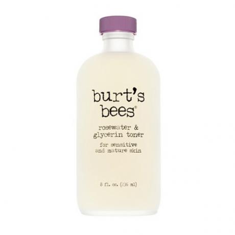 Salma Hayek ล้างหน้า | Burt's Bees น้ำกุหลาบและกลีเซอรีนโทนเนอร์