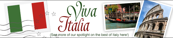 Kartu pos dari Italia - lihat lebih banyak fitur tentang Italia di sini!