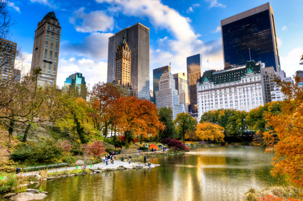 Central Park in de herfst