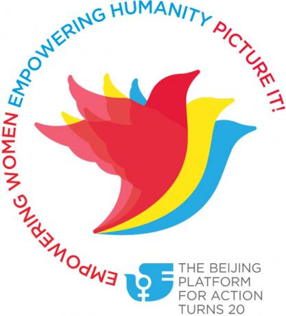 Logo Pekingské deklarace OSN