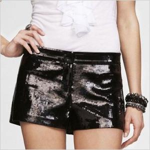 Pailletten-Shorts