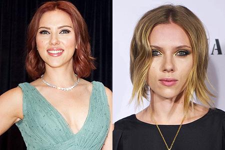 cheveux roux de Scarlett Johannson