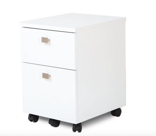 Interface 2 Drawer Mobile File Cabinet by South Shore
