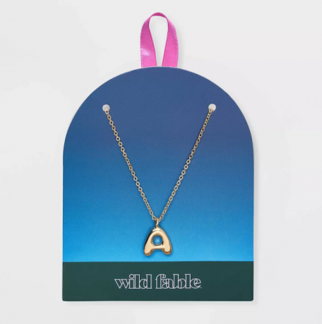 Wild Fable Puffy Initial Charm hanger ketting 